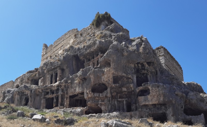 Tlos - rock-hewn burial chambers